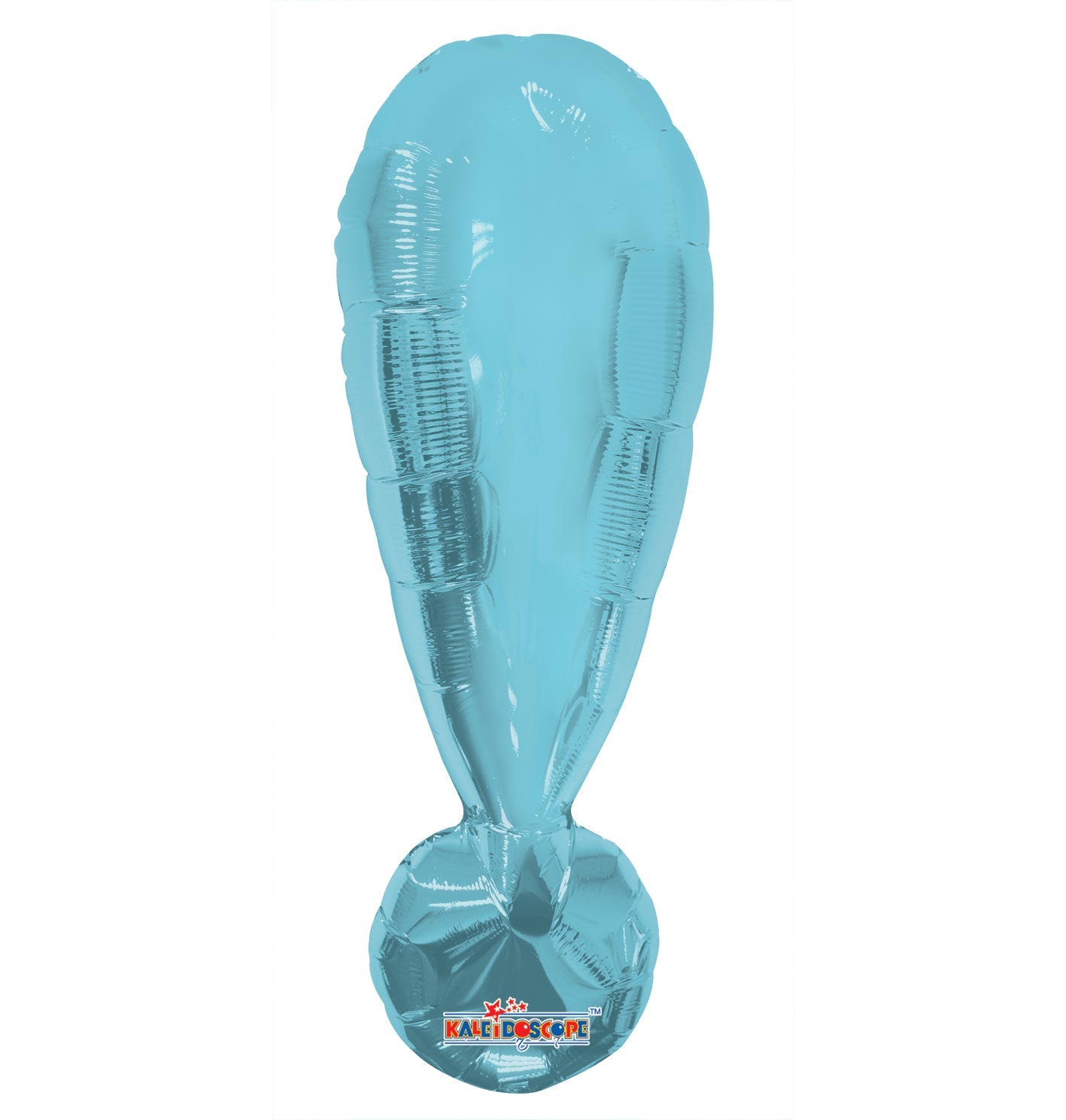 14" Exclamation Point Light Blue