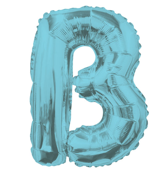 14" Letter B Light Blue