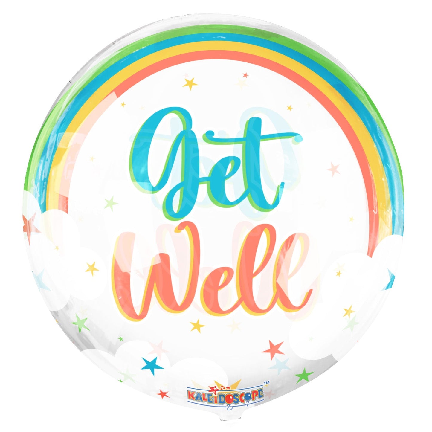 18" Get Well Rainbow GBALL